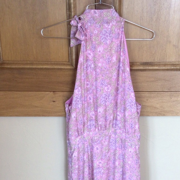Likely pink floral print midi dress NWT - Picture 3 of 8